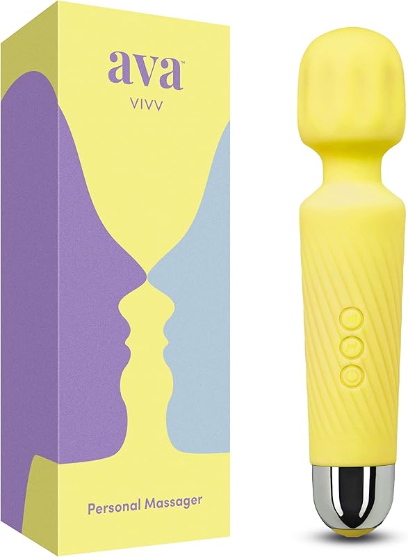 Ava Vibrating Spear Sex Toy [Clitoris Stimulator] Adult Toys for Women | Gifts for Women | 20 Patterns and 8 Pleasure | Quiet and Small Size-Standard-Black