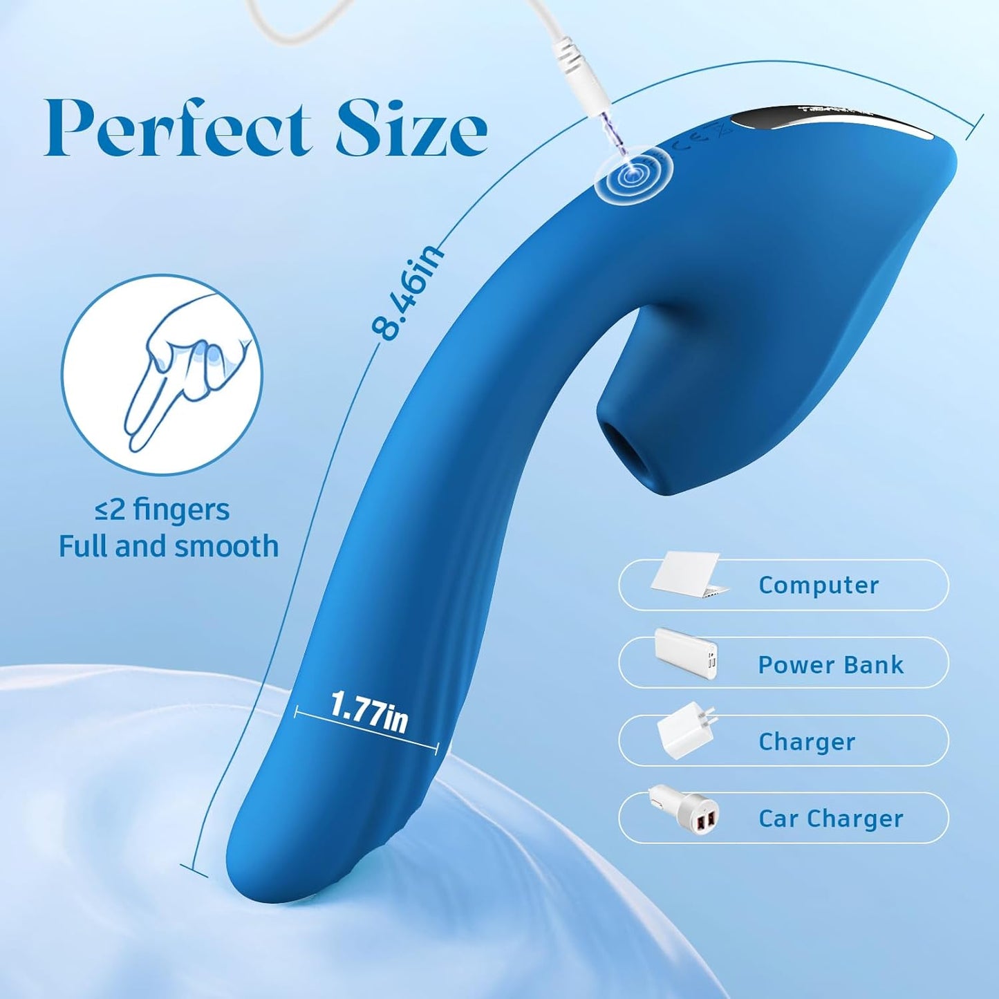 Sex Toys Thrusting  - QUZAR 3IN1 Adult Toy G Spot oral Stimulator for Women with 7 Thrusting + 10 Vibration + 10 Suction,  Nipple Anal Adult Sex Game for Couple Female Men