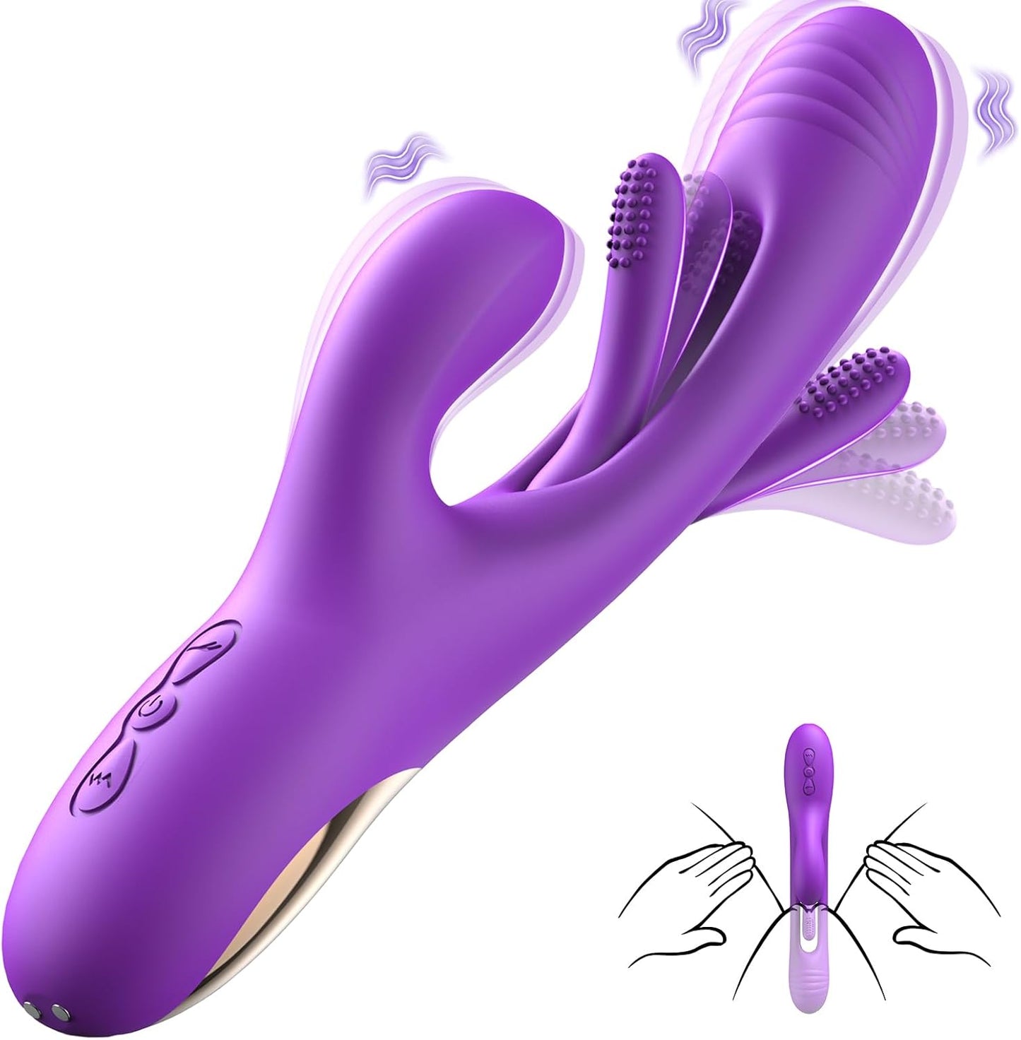 Rabbit Vibrator G-spot Stimulator Tearer Adult Sex Toy Aureel