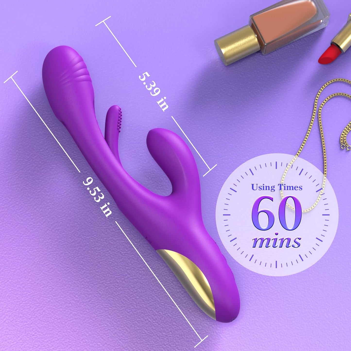 Rabbit Vibrator G-spot Stimulator Tearer Adult Sex Toy Aureel