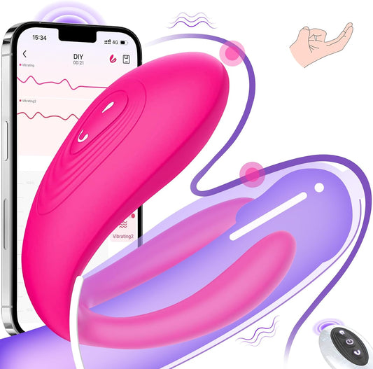 Wearable Remote -Large Vibration Adult Sex Toy Female Couple Female Sex Toy G Spot  Clitoral  with 10 One Powerful Vibration Dildos Sex Pleasure Tool